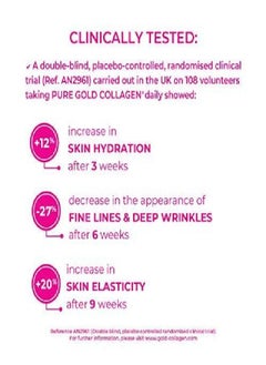 Gold Collagen GOLD COLLAGEN Pure The Original Liquid Collagen Drink for Women and Men - Marine Collagen Drink with Hyaluronic Acid for Skin Hair Nails  - Image 4