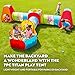 Playz 7pc Kids Play Tent with 1 Big Ball Pit for Babies 3 Play Tunnel for Toddlers and 3 Pop Up Tents Playhouse Bundle Best Birthday Gift for Boys Girls Indoor Outdoor Use Portable Play Center - Image 3