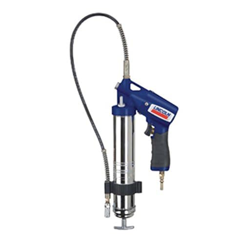 Lincoln 1162 Pneumatic Grease Gun with 30" High-Pressure Hose and Coupler, Variable Speed Trigger, 6,000 PSI, Fully Automatic, Continuous Operation, Combination Filler Coupler Air Bleeder Valve - Image 3