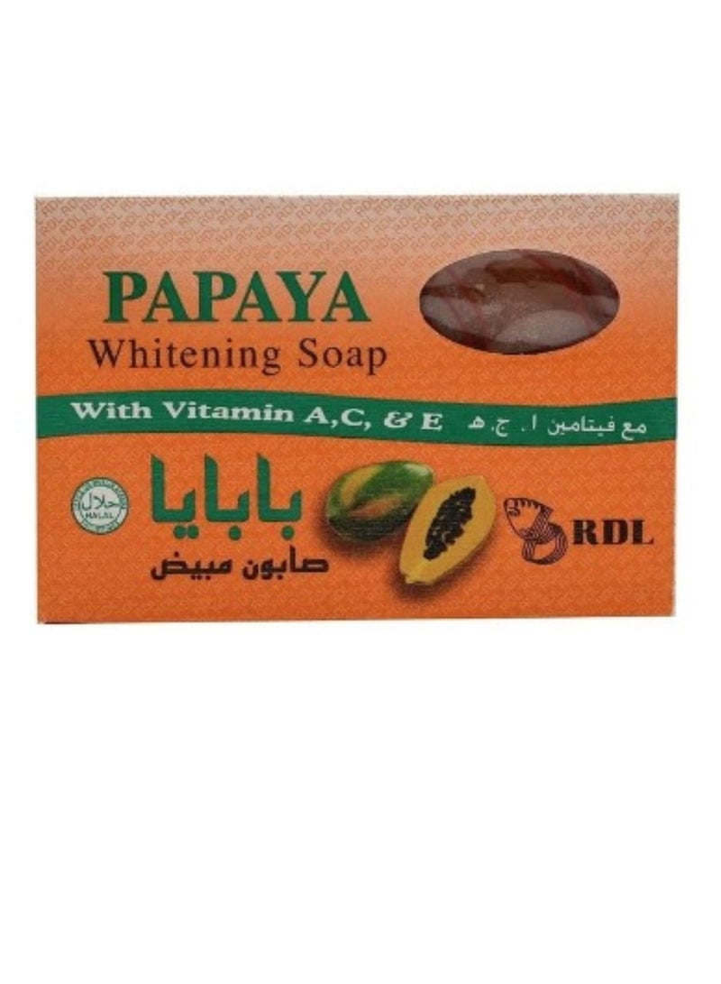 Papaya Whitening Soap 135grams - Image 1
