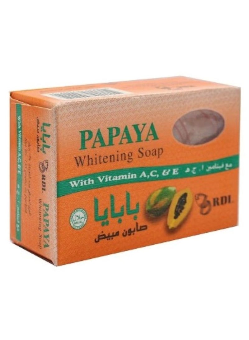 Papaya Whitening Soap 135grams - Image 2