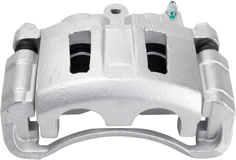 TRQ Front Right Brake Caliper w/Bracket Passenger Side Compatible with 1998-2005 Chevrolet Blazer 1998-2004 S10 1998-2001 GMC Jimmy Sonoma 1998-2000 Isuzu Hombre Oldsmobile Bravada - Image 3