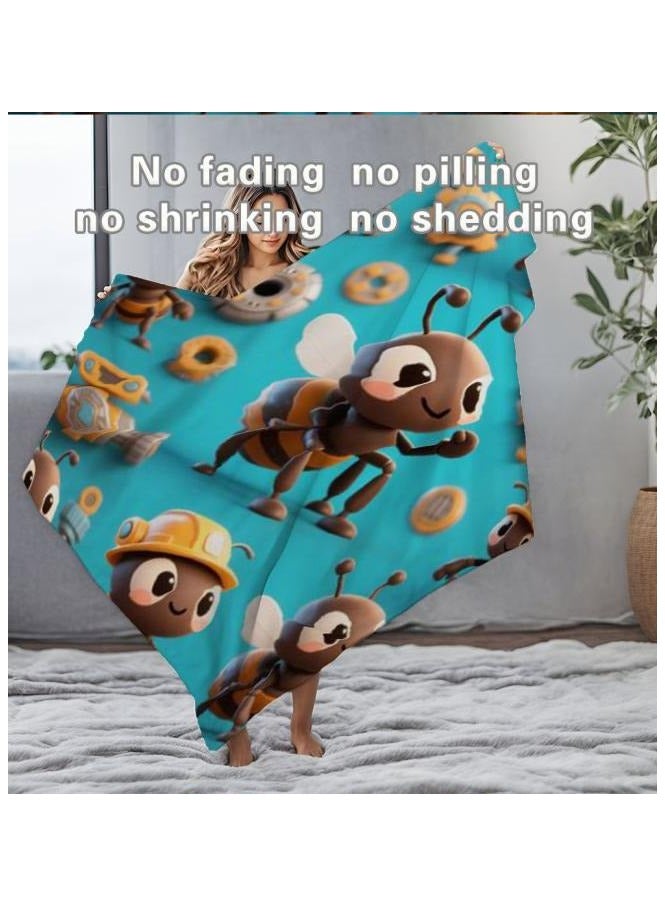 general Flannel thin blanket (warm and comfortable, suitable for sleep, gaming, dust removal and sandproof) 150cm*200cm - 174 - Image 3