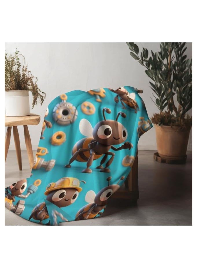 general Flannel thin blanket (warm and comfortable, suitable for sleep, gaming, dust removal and sandproof) 150cm*200cm - 174 - Image 4