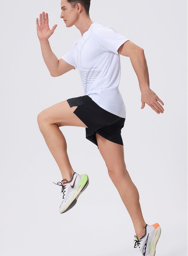 luluesses Quick drying t-shirt for men  Breathable Gym clothes Stylish  - Image 2
