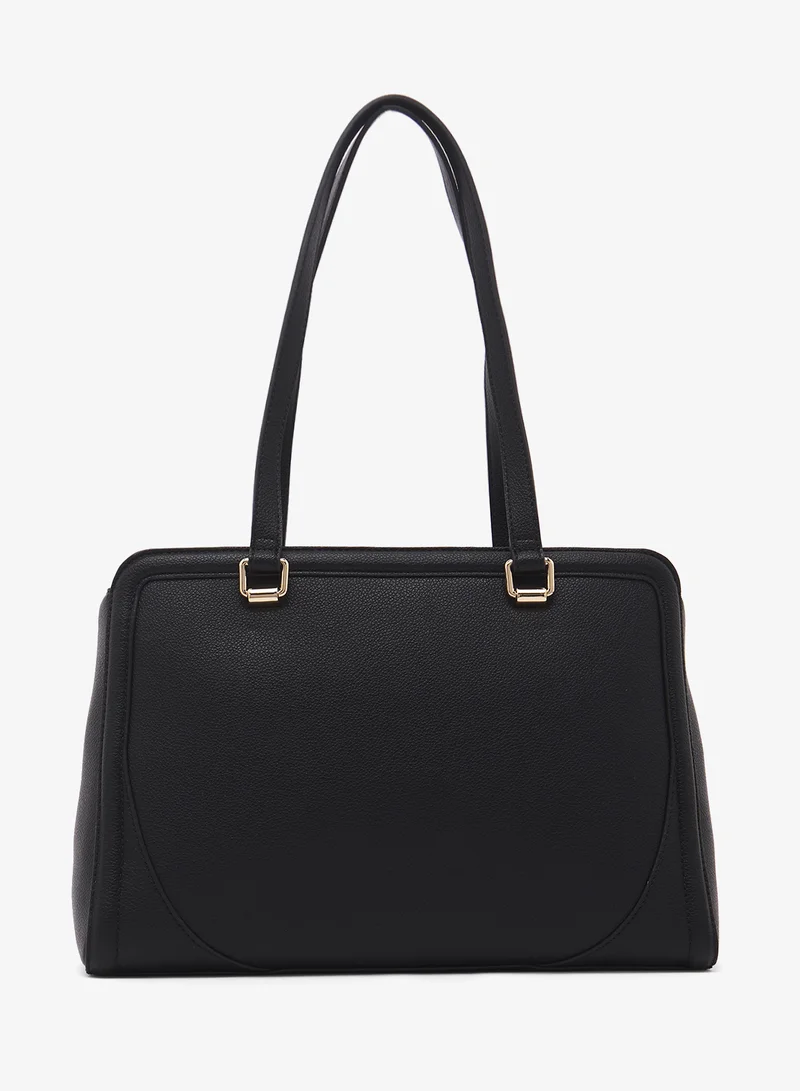 لوف موسكينو Top handle logo shopper