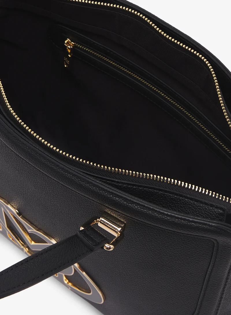 لوف موسكينو Top handle logo shopper