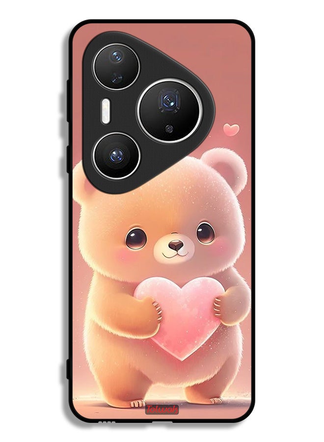 Tolwak Huawei Pura 80 Pro Plus Protective Case Cover Cute Little Panda Holding Heart - Image 1