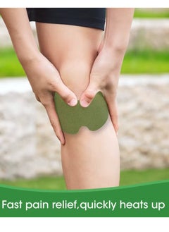 MQ 24 Pcs Knee Patch Knee Pain Relief Patches Relieve Knee Pain Wormwood Heat Patch for Knee Joint Pain Relief Neck Shoulder Muscle Soreness Patch Long Lasting Self Warming Moxibustion Meridians Patch  - Image 3