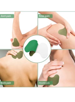 MQ 24 Pcs Knee Patch Knee Pain Relief Patches Relieve Knee Pain Wormwood Heat Patch for Knee Joint Pain Relief Neck Shoulder Muscle Soreness Patch Long Lasting Self Warming Moxibustion Meridians Patch  - Image 5