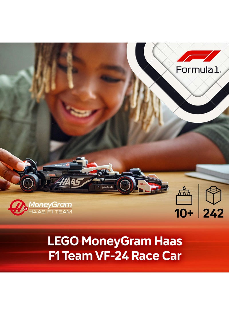 LEGO Speed Champions Moneygram Haas F1® Team Vf-24 Race Car 77250 (242) Pieces  - Image 3