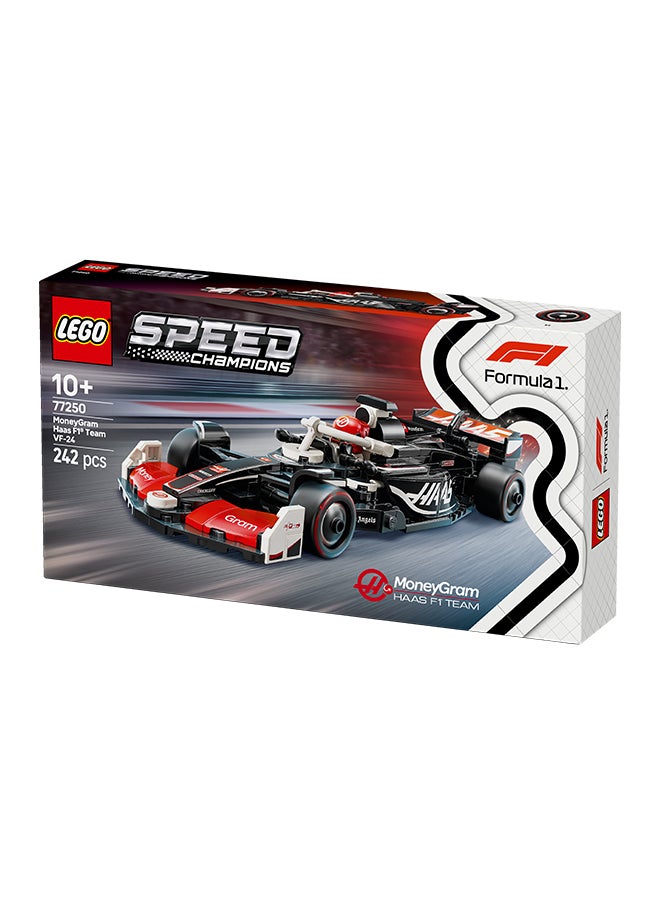LEGO Speed Champions MoneyGram Haas F1 Team VF-24 Race Car Toy with a Collectible Formula 1 Driver Minifigure - Model Kits for 10+ Year Old Boys & Girls or Adult Motorsport Fans 77250 (242 pieces)  - Image 3