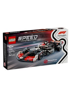 LEGO Speed Champions MoneyGram Haas F1 Team VF-24 Race Car Toy with a Collectible Formula 1 Driver Minifigure - Model Kits for 10+ Year Old Boys & Girls or Adult Motorsport Fans 77250 (242 pieces)  - Image 2
