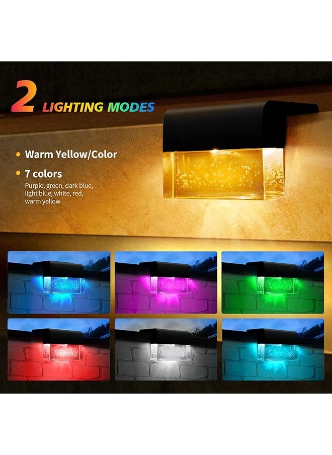 erorex Solar Deck Fence Post Lights Pack Of 6  - Image 3