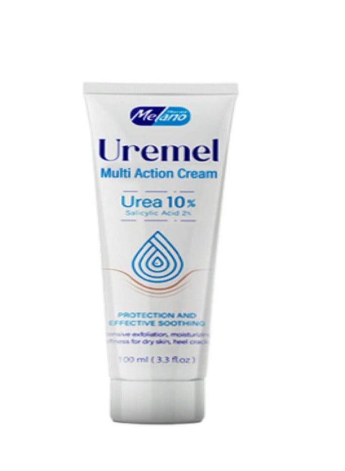 Melano Pharma Uremel Multi Action Cream Urea 10% Salicylic Acid 2% 100 g - Image 2