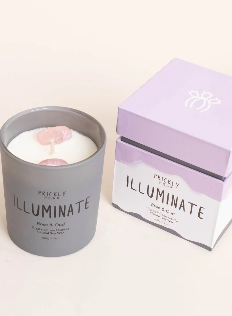 Prickly Pear Rose & Oud Candle