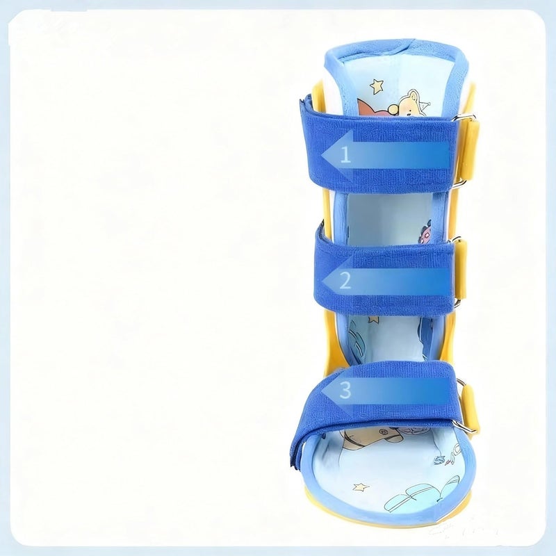 RousuMedi دعامة الكاحل والقدم للأطفال (AFO Kids Ankle Foot Brace) لعلاج مشكلة انخفاض حركة القدم، مناسبة للأطفال الصغار والرضع، دعامة ليلية (للقدم اليسرى، الحجم المتوسط). - Image 2