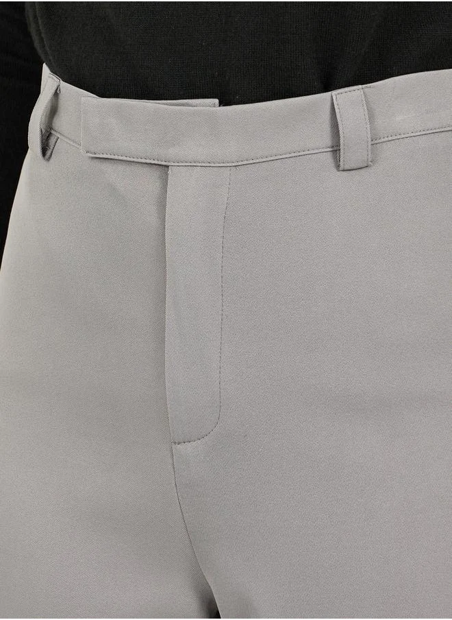ستايلي High Rise Straight Fit Ankle Length Pants