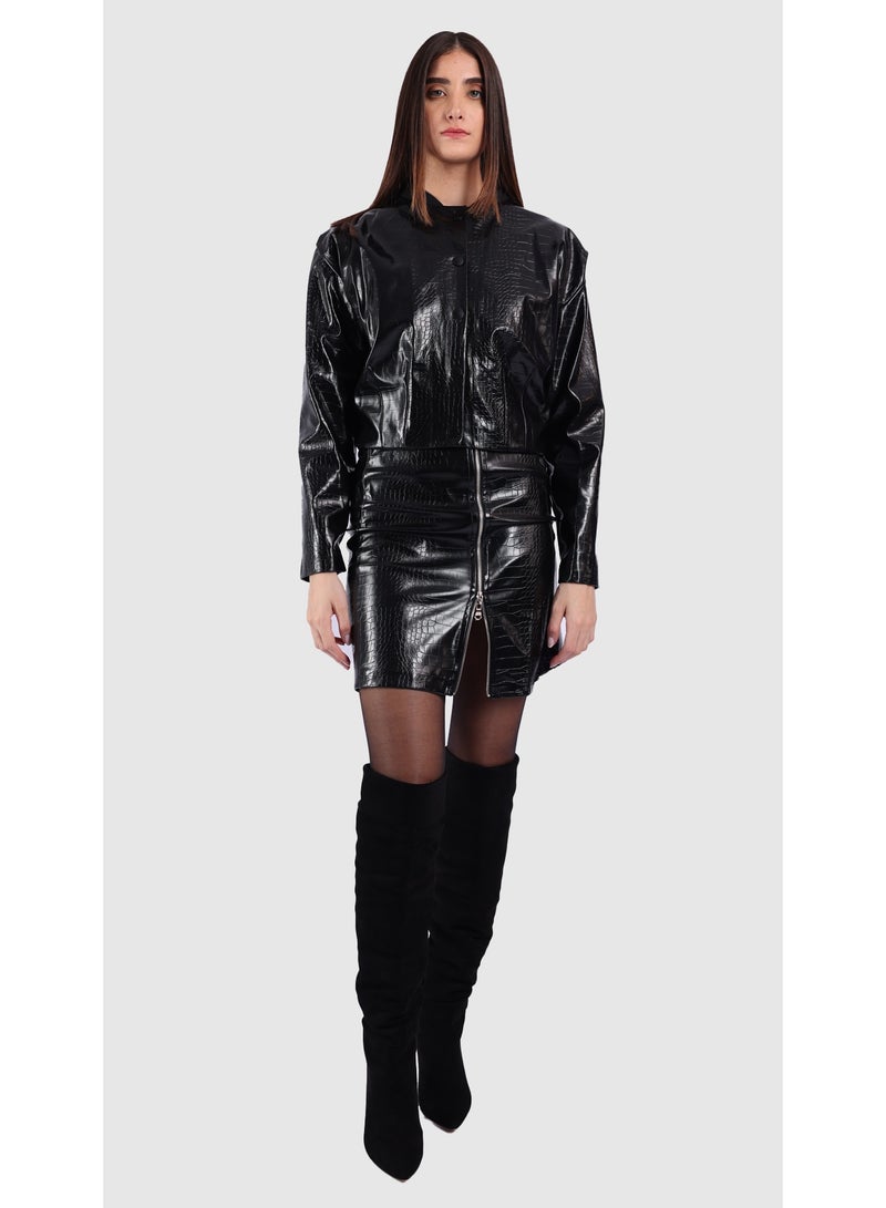 KYVELi Obsidian Croc Edge Jacket - Image 1