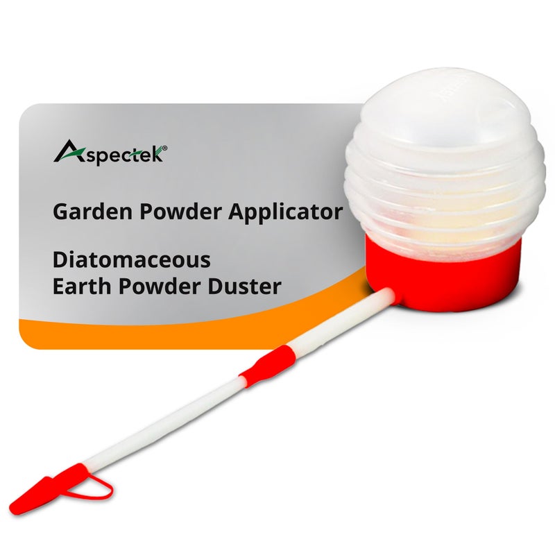 ASPECTEK Powder Duster Applicator for Garden and Home Use â€“ Manual Bulb Dispenser for Fine Dust and Natural Powders - Image 1