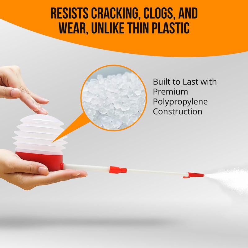 ASPECTEK Powder Duster Applicator for Garden and Home Use â€“ Manual Bulb Dispenser for Fine Dust and Natural Powders - Image 5