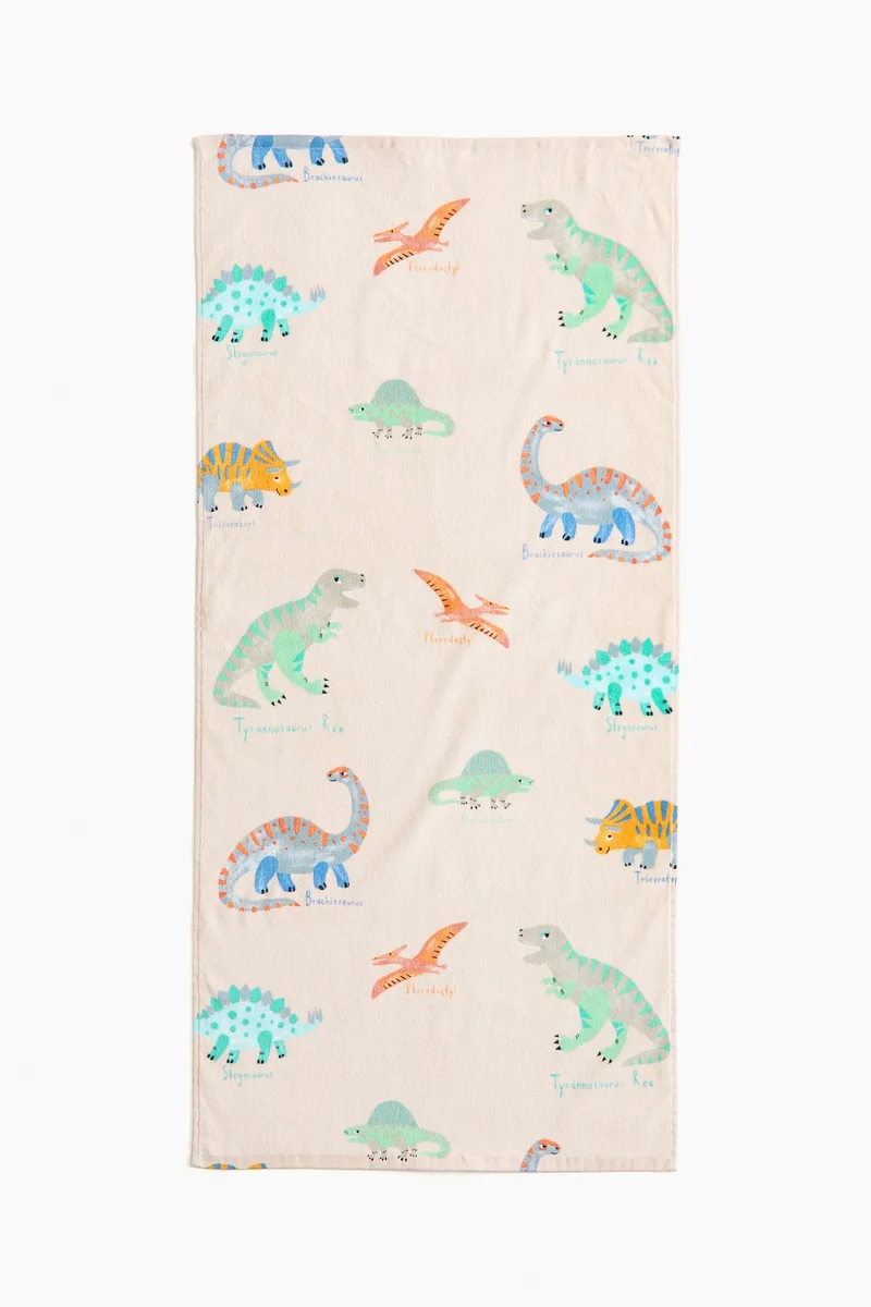 H&M Patterned bath towel