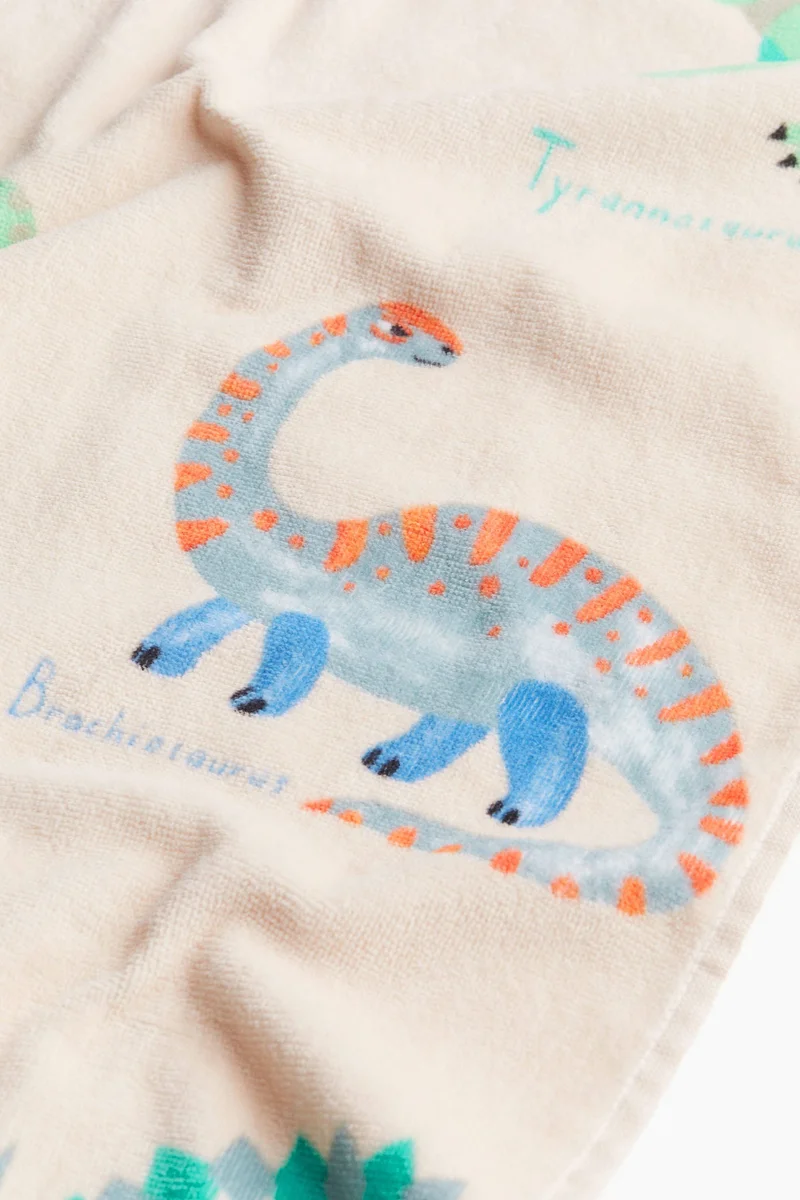 H&M Patterned bath towel