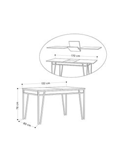 Pal Dining Table - Anthracite - 2 Years Warranty - pzsku/ZA25333CE14BEB9555BB7Z/45/_/1653396742/c8ba68cf-c0a7-4c3a-8234-7d9c526293a3