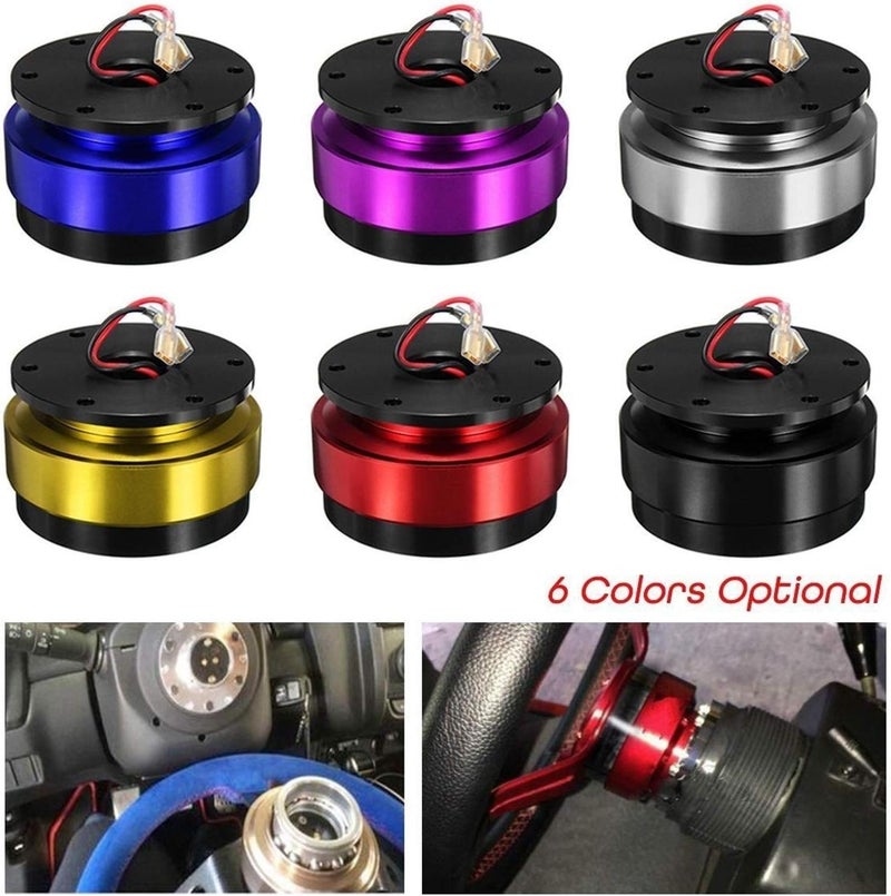 Wivplex Universal Steering Wheel Quick Release Hub Adapter - Image 2
