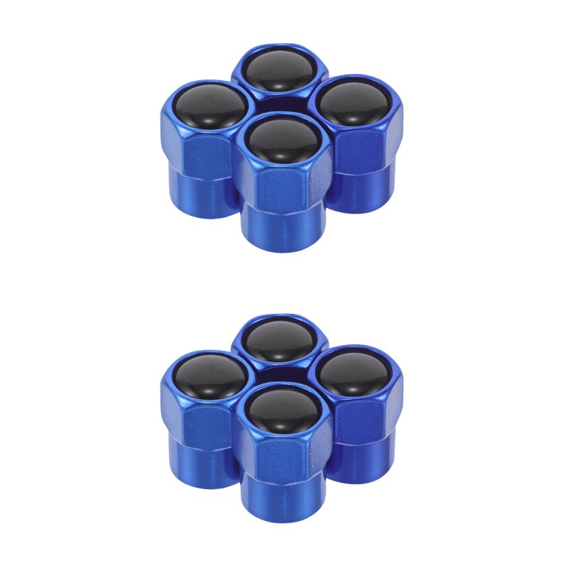 8 Pcs Aluminum Tire Stem Valve Caps Wheel Valve Covers Car Tire Cap Cover Accessories For Suv Car Bikes And Motorcycle - Image 1