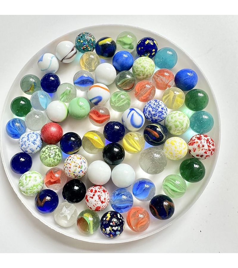 Large Glass Marbles 16mm 30pcs Color Mix For Decoration Vase Flower Pot Aquarium - Image 1