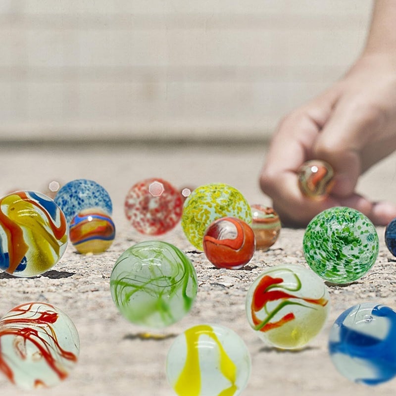 Large Glass Marbles 16mm 30pcs Color Mix For Decoration Vase Flower Pot Aquarium - Image 5