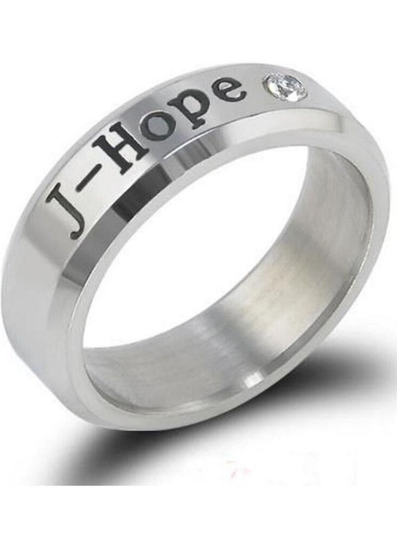 Loquat Stainless Steel Solid Polished Signet Ring 