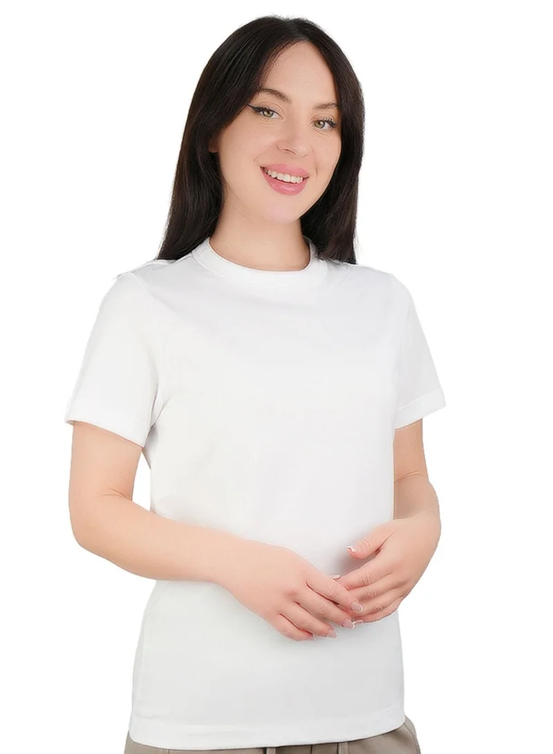 Women’s Comfort Fit Cotton Crew Neck Tee