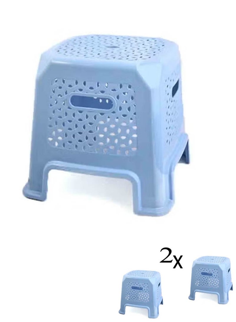 سي او أرماء طقم 2 كرسي حمام بلاستيك - Image 1