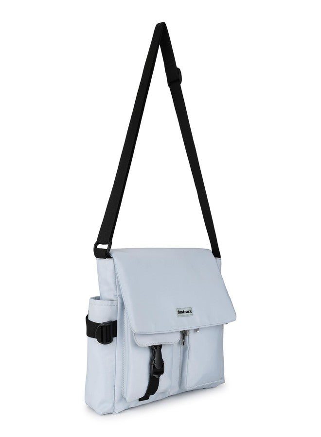 Fastrack Nylon Sling Bag for Men & Women | Adjustable & Detachable Strap | Quick Access Pockets with Internal Organizers | Durable Nylon Messenger Bag - Image 5