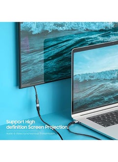 MOWSIL USB C 3.1 Extension Braided Cable Type C Extension Wire USB C 3.1 Gen2 5A Extented Cord Compatible for iPad mini 6, Macbook, Nintendo Switch etc - 2Meter  - Image 4