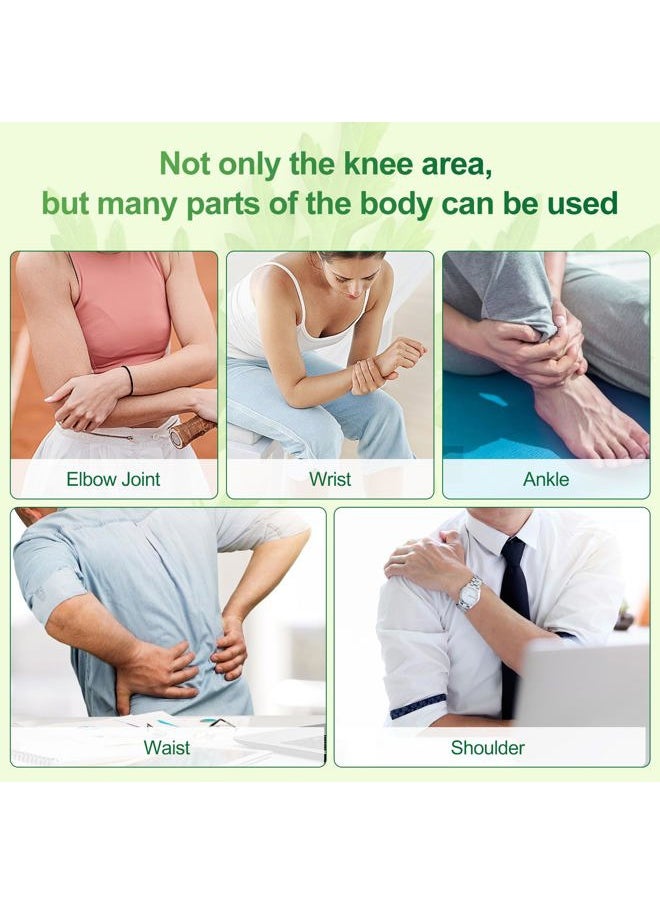 MQ MQ 24 Count Knee Patches, Heat Patches for Knee, Knee Relief Patches, Warming Herbal Patches Long-Lasting Relief for Knee, Back, Neck, Shoulder, Waist  - Image 3