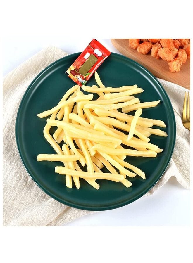 20 قطعة من البطاطس المقلية الاصطناعية، محاكاة طعام وهمية للعرض، نموذج طعام للديكور، دعامات حفلات عرض المطاعم - Image 2