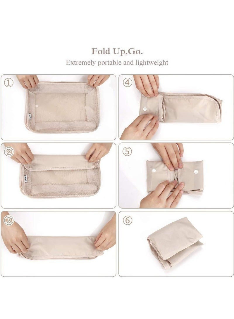 Arabest 7-Piece Travel Organizer Set - Waterproof Packing Cubes with Compression Bags & Zippered Storage | Reusable Luggage Organizer for Suitcases, Clothes & Travel Accessories - Image 5