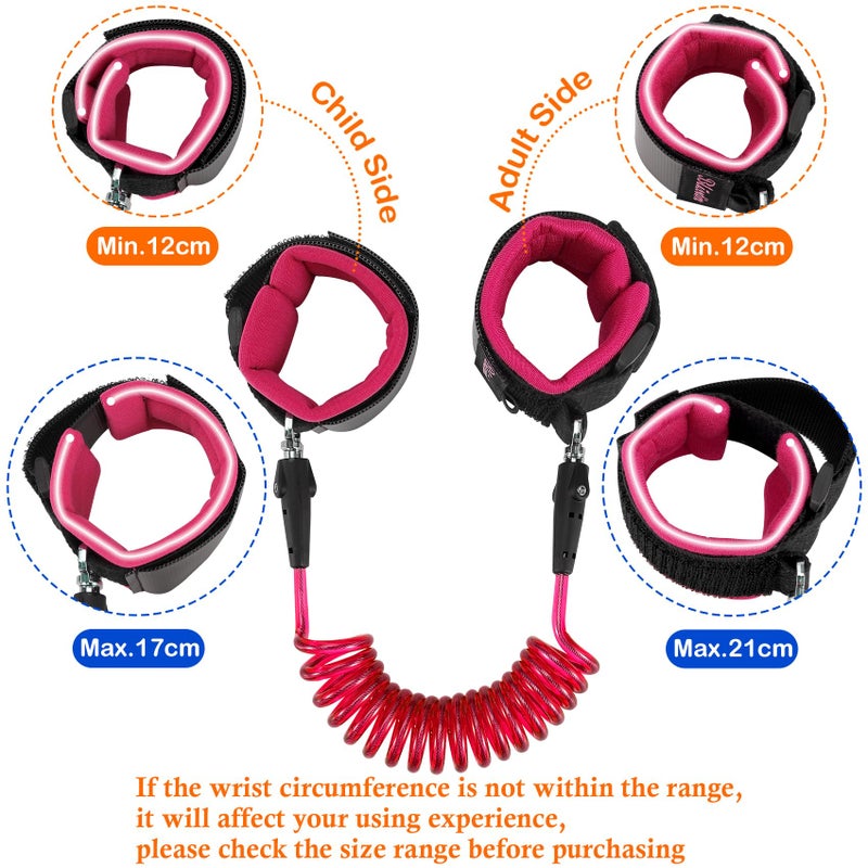 Blisstime Anti Lost Wrist Link Safety Wrist Link for Toddlers, Babies & Kids - Image 2