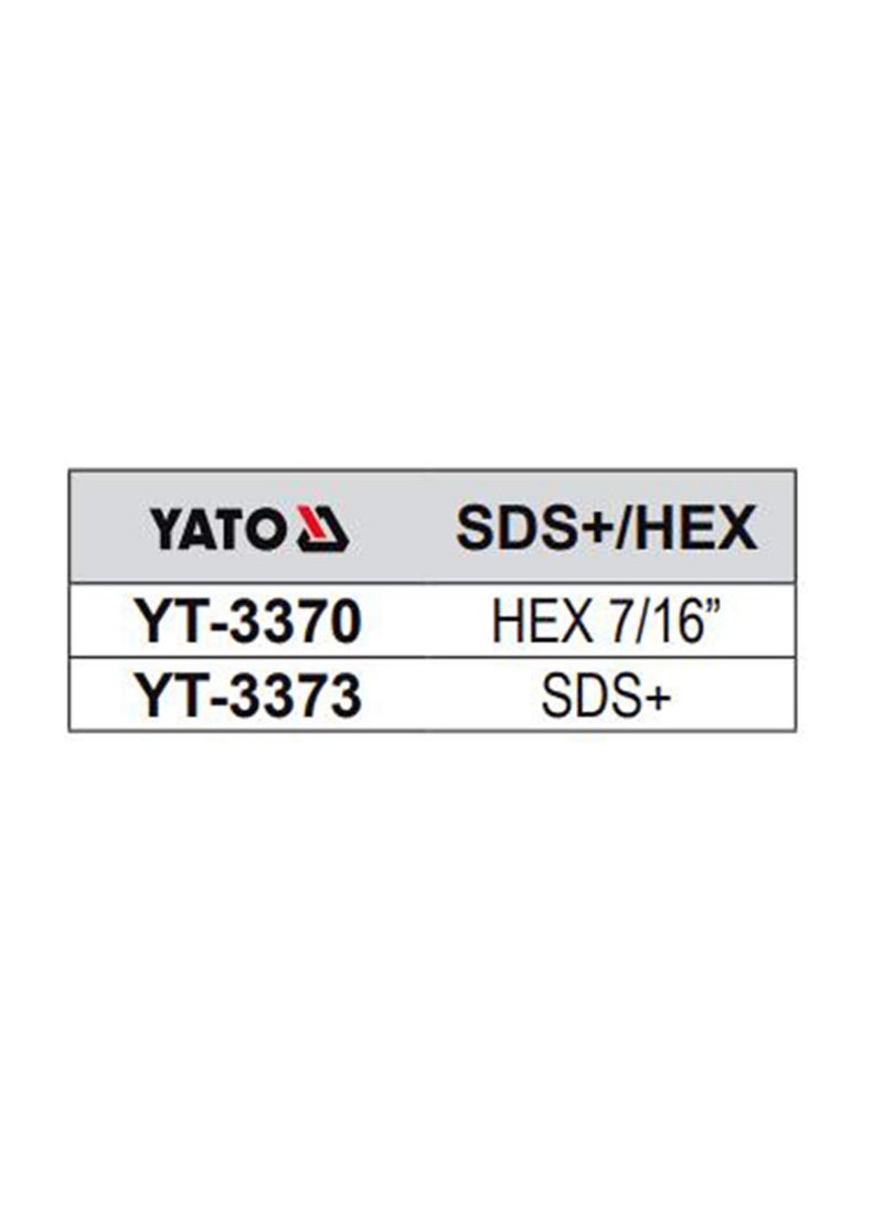 Yato Yato YT3370 Arbor For Hole SawsSuitable for size 1430mmHEX 716 inchSDS PlusArbor AdaptorDrillSteel Arbor Bimetal Hole Saw Smooth CutterMechanicalAutomobileIndustrial ToolsPower ToolsWood steel and black  - Image 3