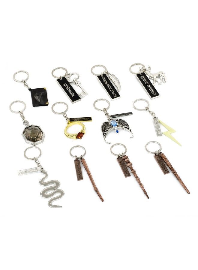 Harry Potter Collectible Key Chain Mystery Blind Box Series 1 Receive 1 Of 12 Mystery Key Rings Spells Wands & Horcruxes Gift For Kids And Teens - Image 3