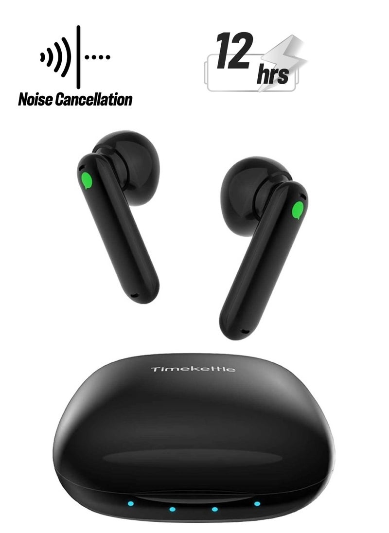 Timekettle - Timekettle WT2 Edge - Two-Way Instant Translation, Language Translator Device with 40 Languages ​​and 93 Accents Online, Offline Translator Earbuds with App for iOS and Android (Black) - Image 1