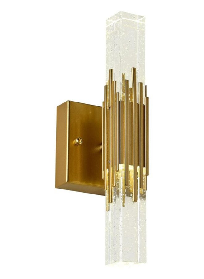 A F N Lighting - A F N LIGHTING Modern Gold Wall Sconce - Elegant Brass Finish, Indoor Wall Light Fixture for Living Room, Bedroom, Bathroom, or Hallway - Warm LED Compatible - Image 1