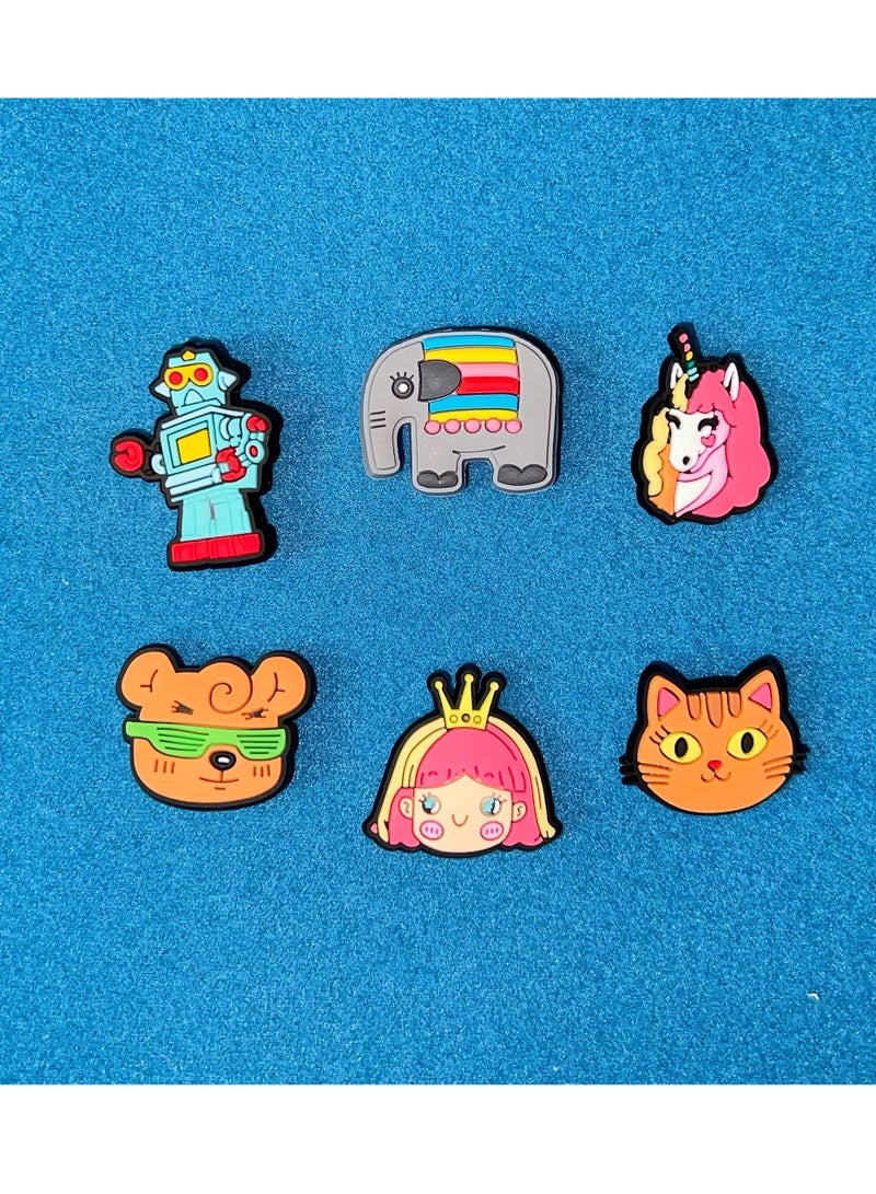 SYOSI Shoe Decoration Charms 25 Pcs Girly Crocs Charms Croc Accessories PVC Shoe Charm for Crocs Shoes Bracelets Wristband Party Gifts for Adult Girls Women Kids - Image 3