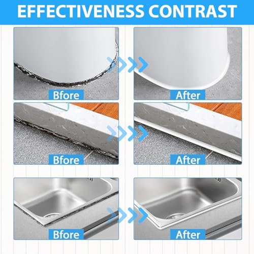 VIVNITS Tiles Gap Filler Waterproof, Gap Sealant, Grout, White Cement Paste Tube, Gap Filler for Walls and Joints, Waterproof Sealant, Tile Gap Filler Tube for Kitchen, Bathroom (560 ML) - Image 5