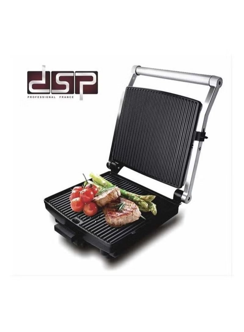 DSB 2-in-1 Electric Grill for Grilling Sandwiches, 1400W, KB1002 - Image 1