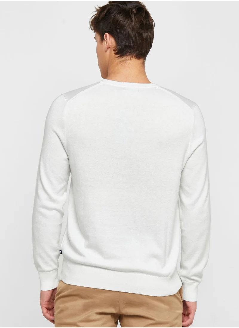 NAUTICA Knitted V-Neck Sweater