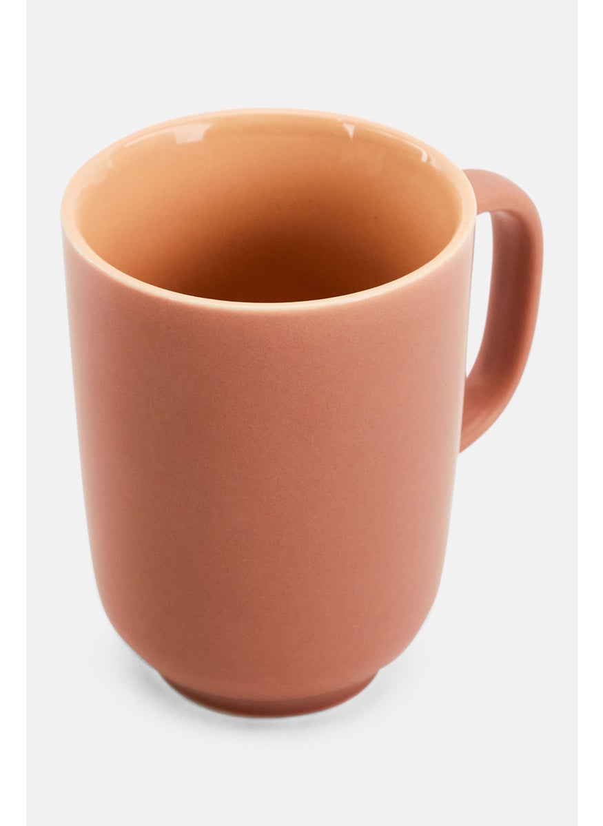 Ritzenhoff & Breker Ceramic Coffee Mug 285 ml, Peach  - Image 3